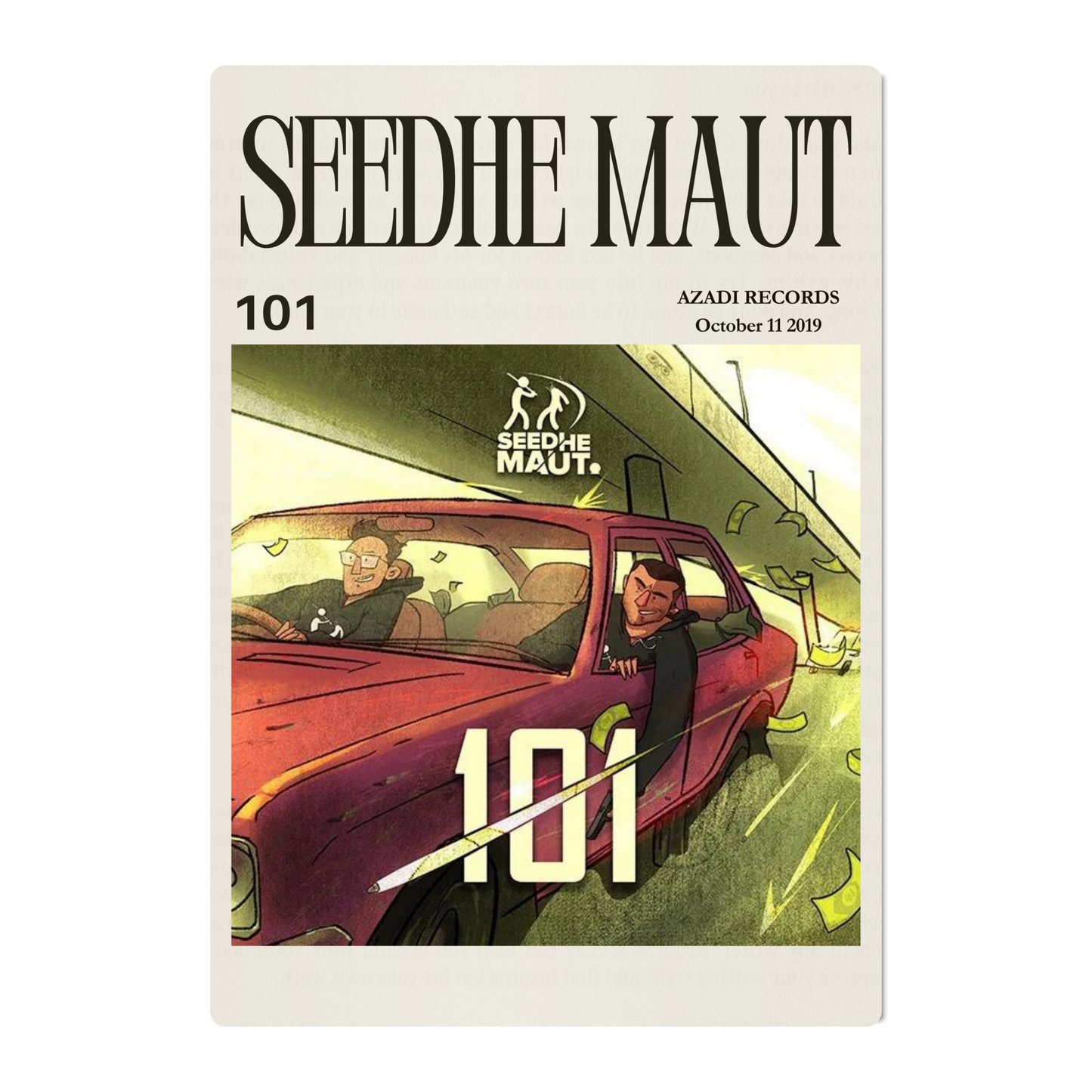 SEEDHE MAUT – 101 ALBUM POSTER