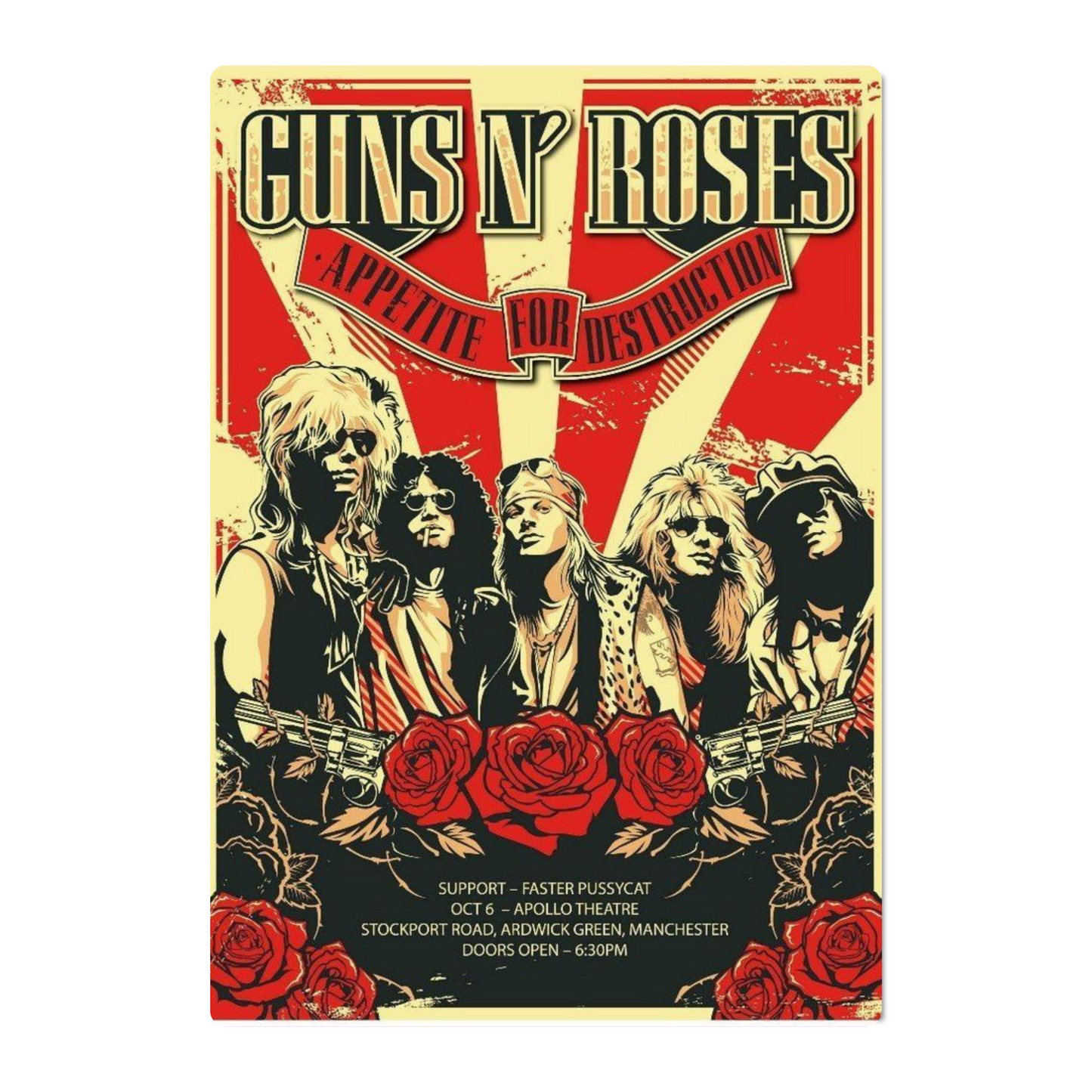 GUNS AND ROSES POSTER