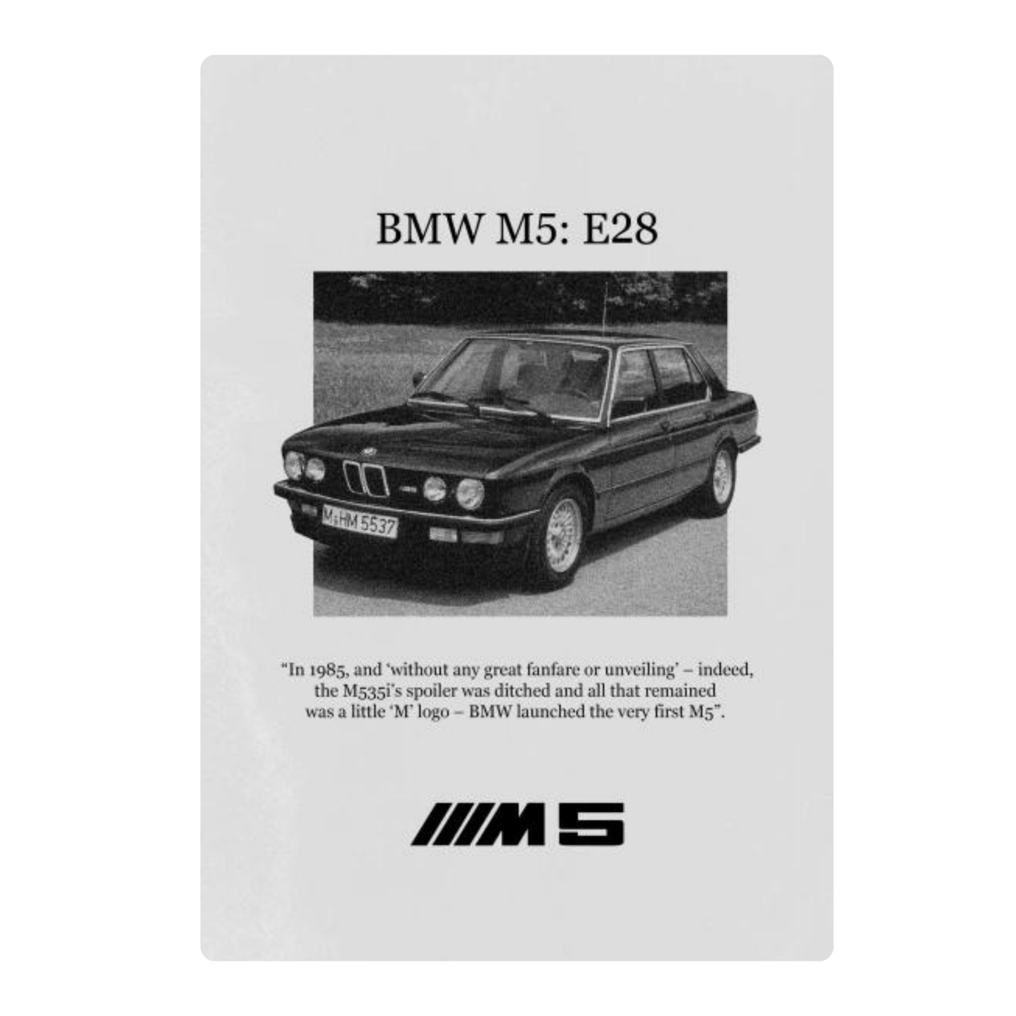 BMW POSTER