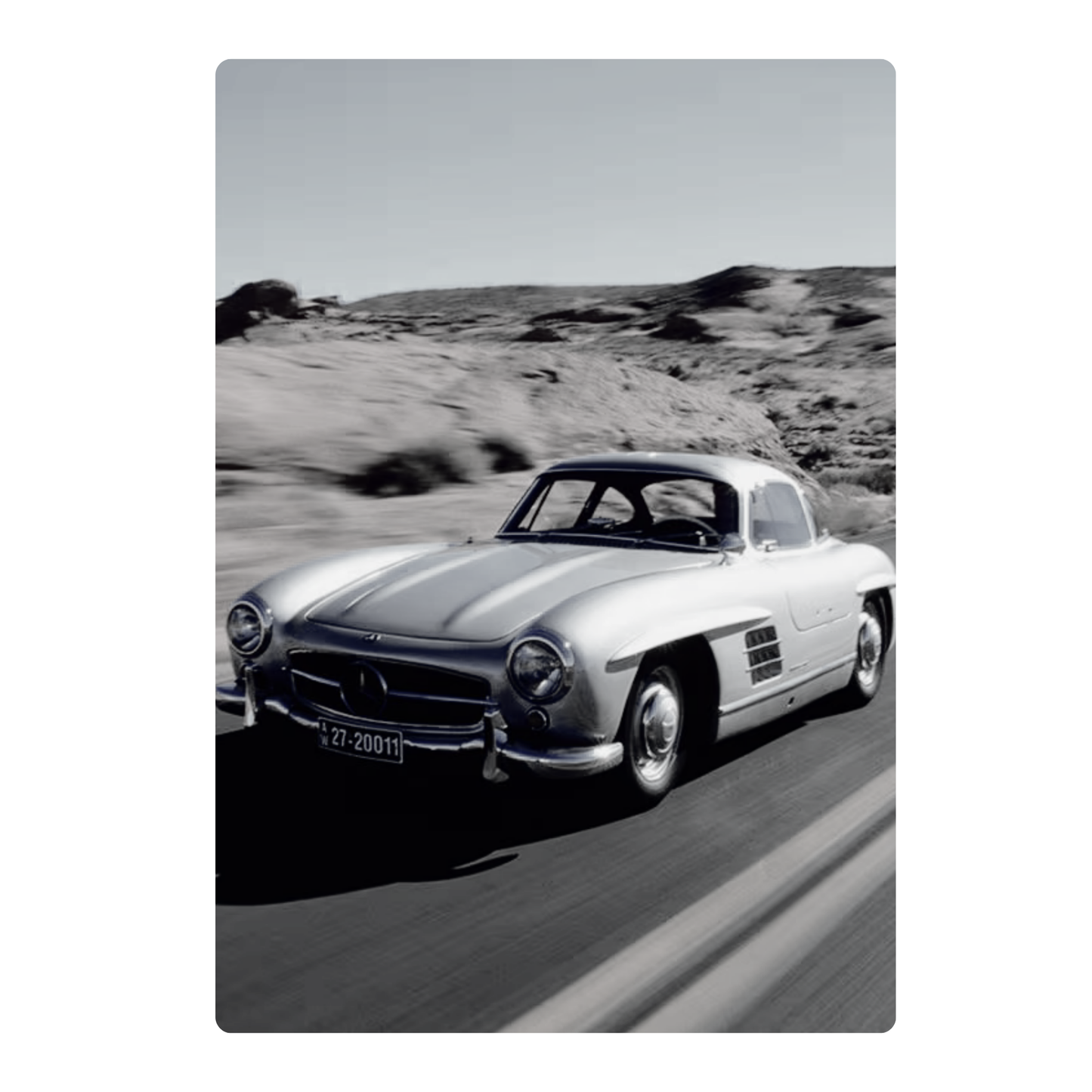 MERCEDES 300 SL POSTER