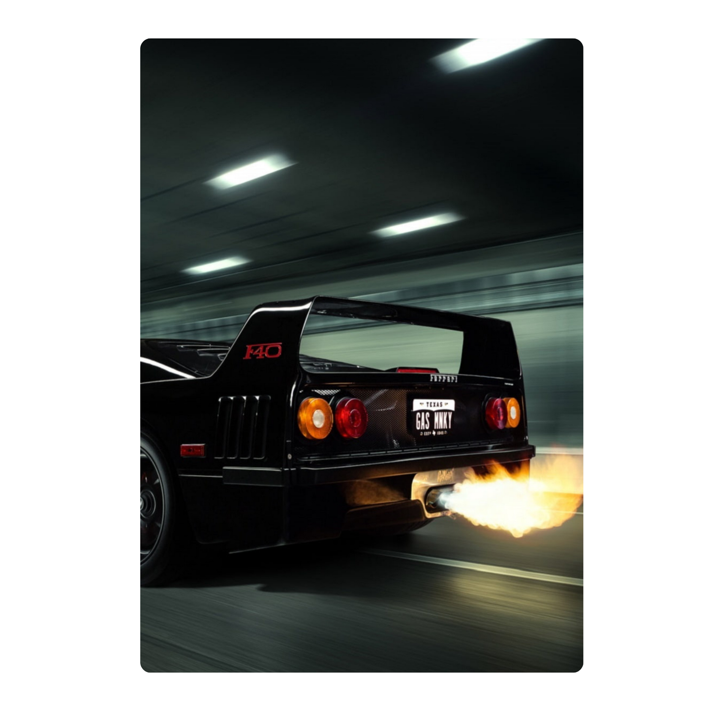 FERRARI F40 POSTER