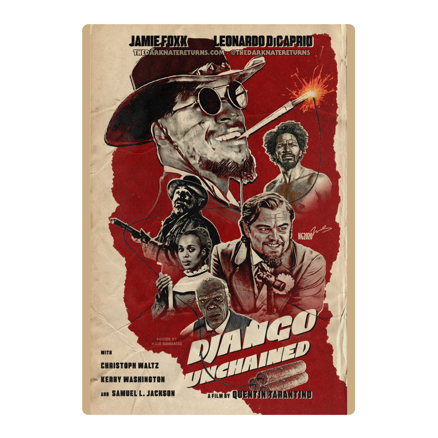 DJANGO UNCHAINED POSTER