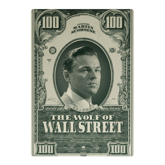 THE WOLF OF WALL STREET DOLLAR POSTER