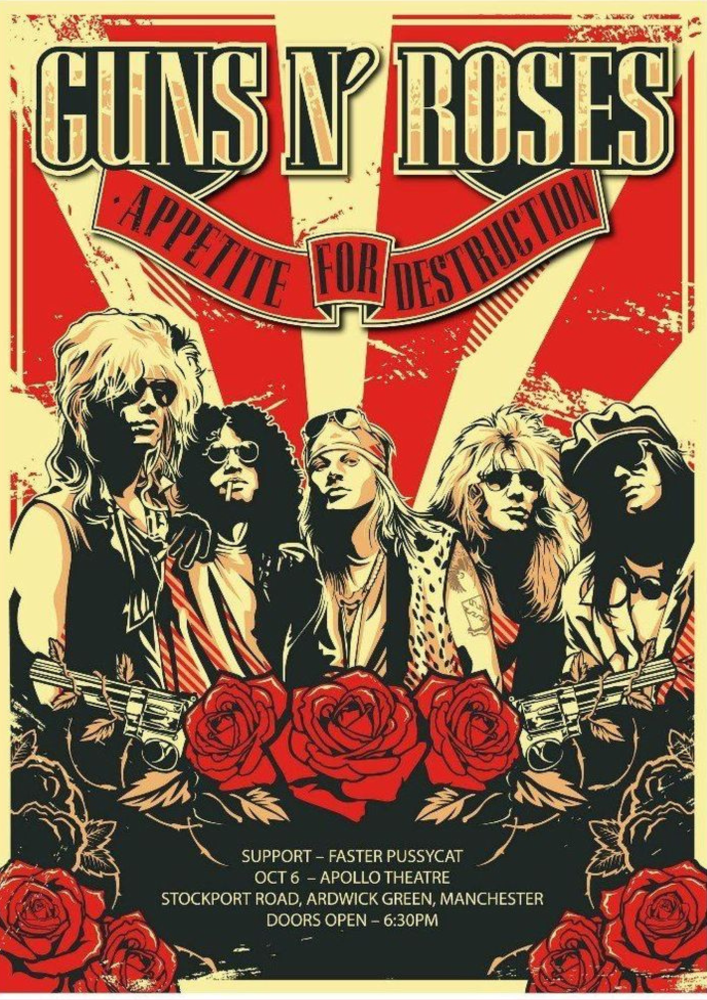 GUNS AND ROSES POSTER