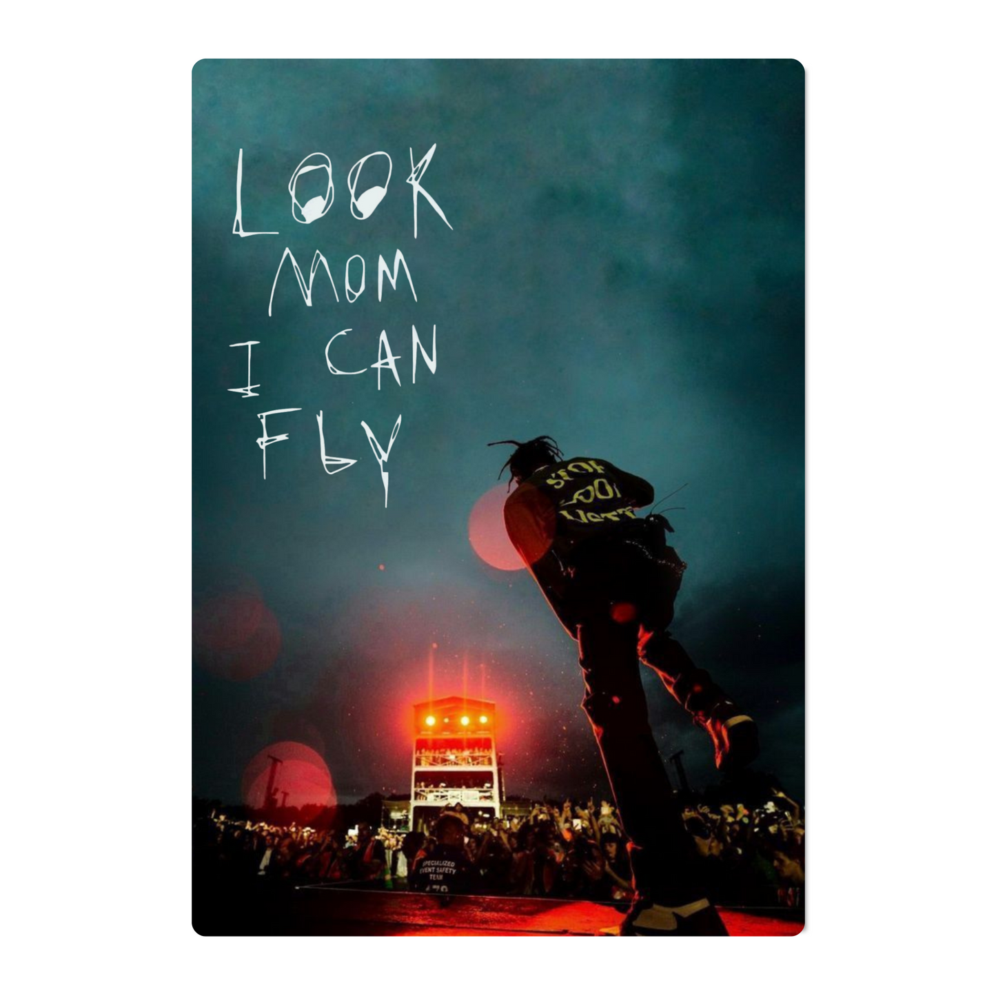 TRAVIS SCOTT LOOK MOM I CAN FLY POSTER