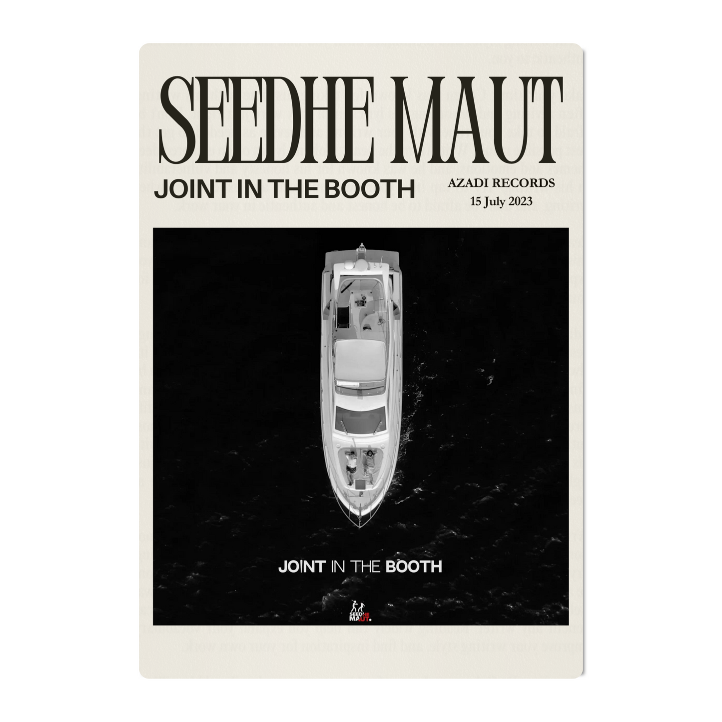 SEEDHE MAUT – JOINT IN THE BOOTH POSTER