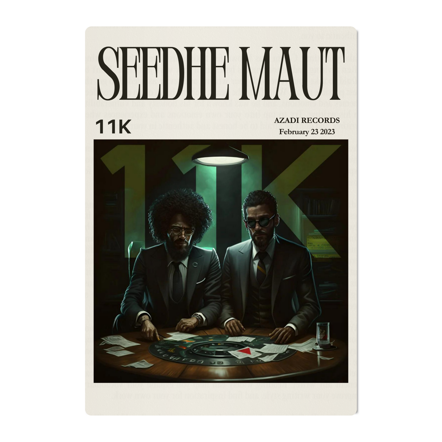 SEEDHE MAUT – 11K POSTER